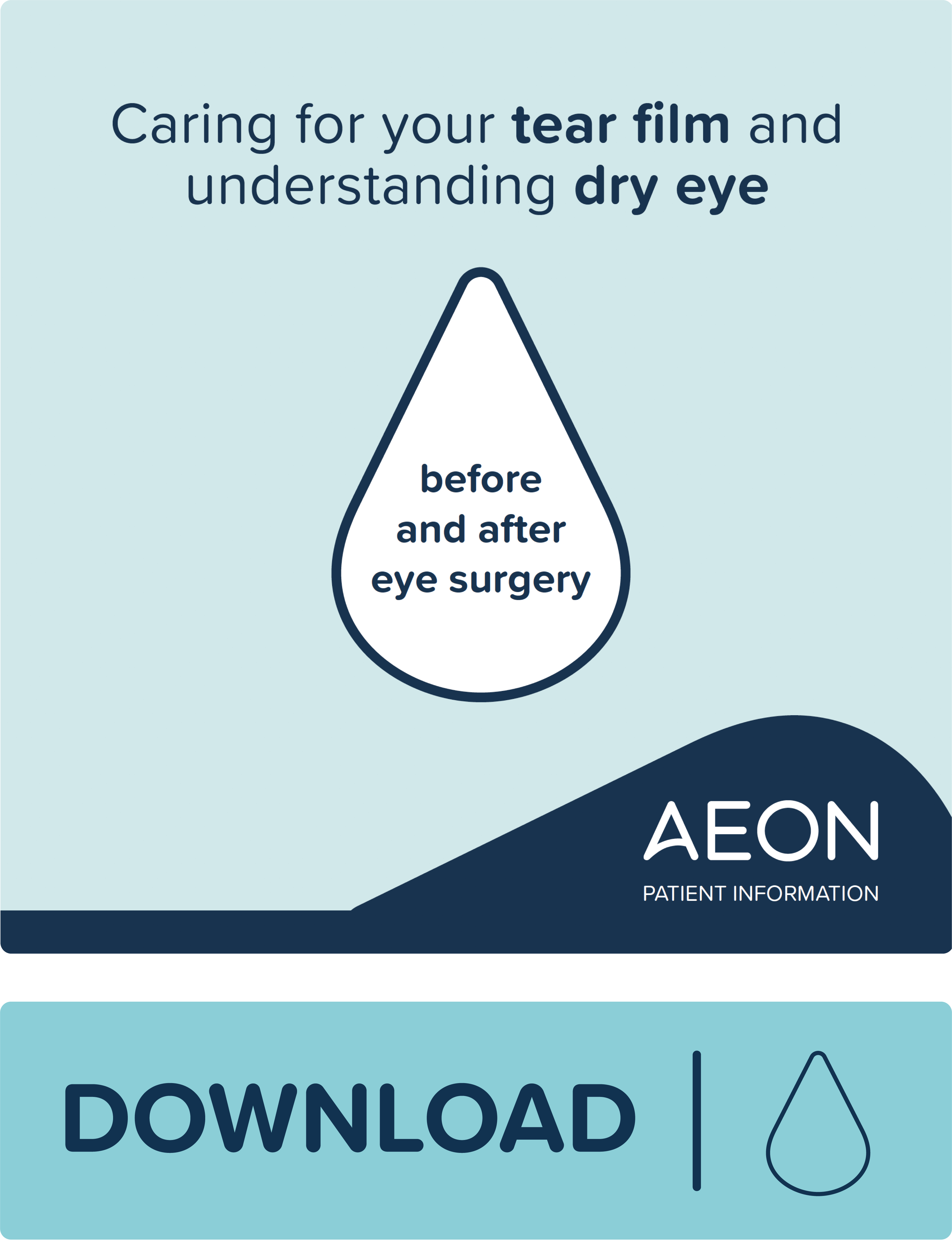 AEON Eye Drops. Use Before & After Eye Surgery. Surgeon